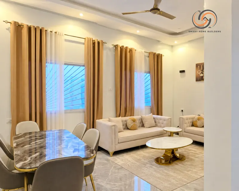 Living and dining room